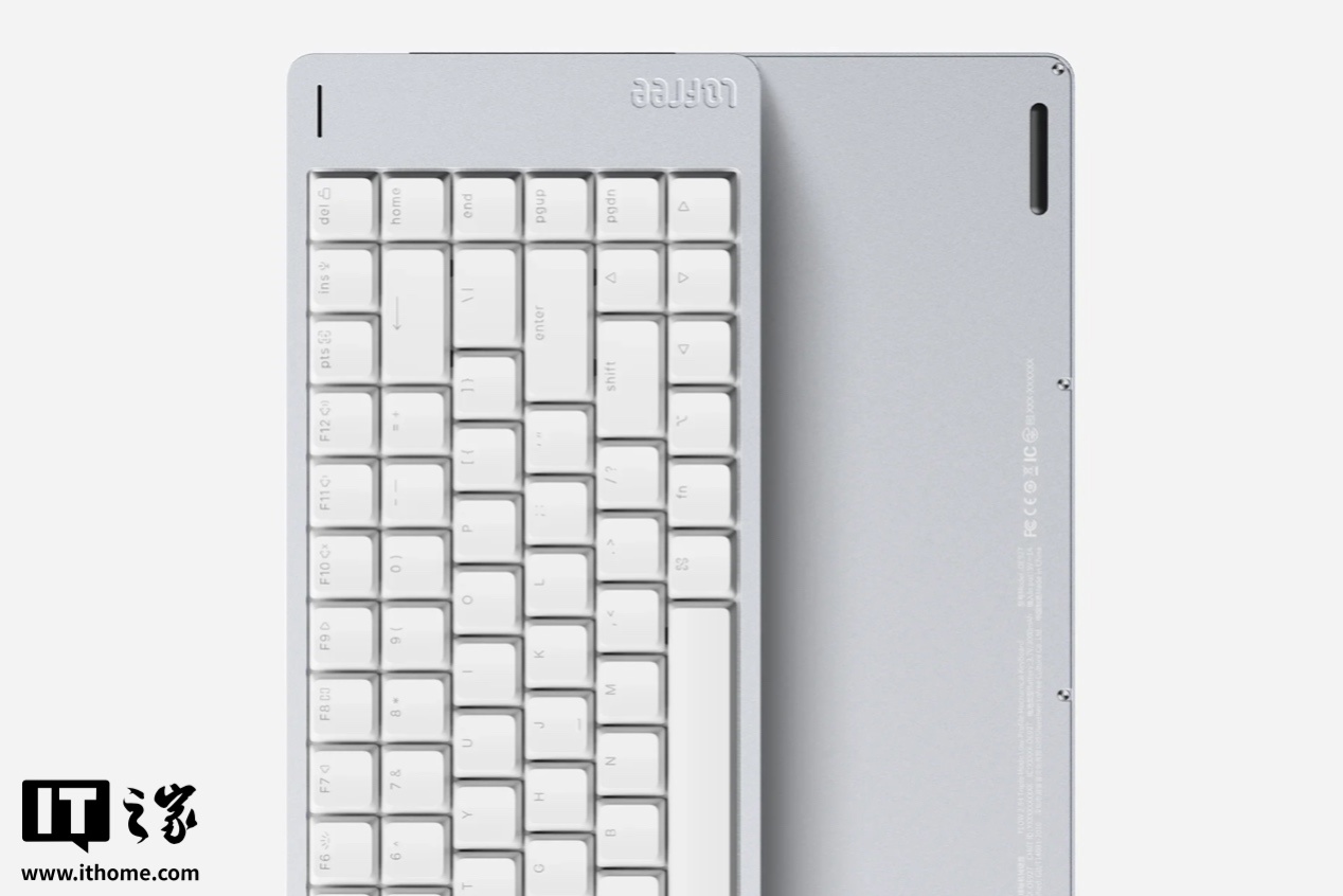 Lofree Flow 2 is also available in white. (Image source: Lofree)