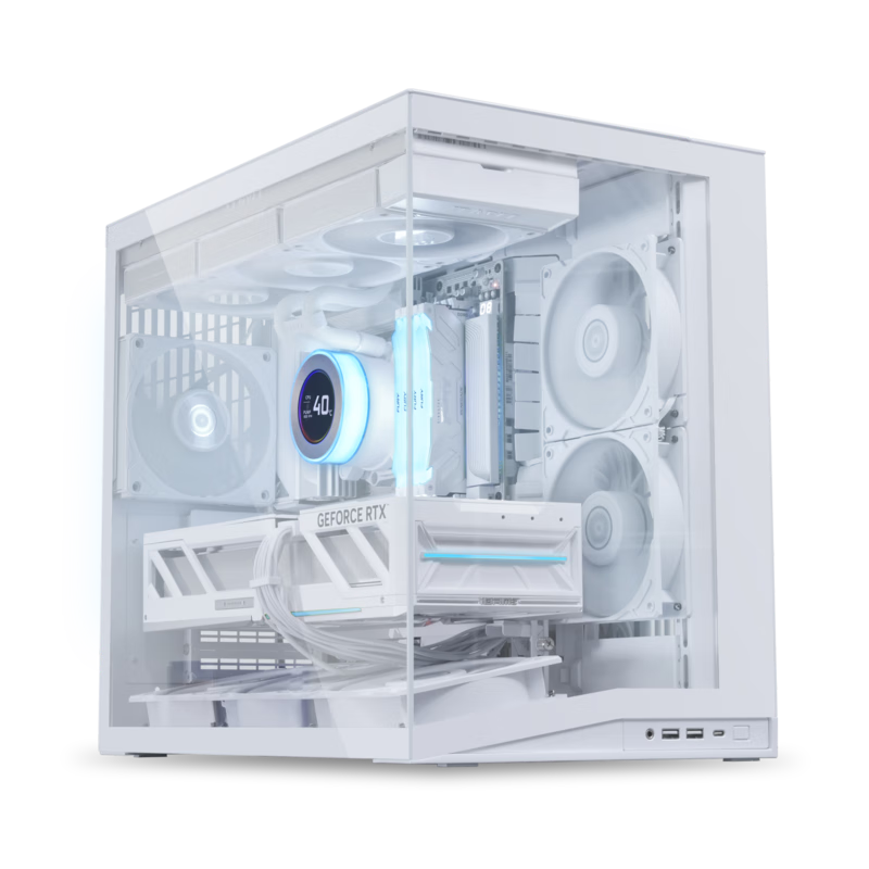 联力包豪斯 O11D MINI V2 海景房机箱上市:黑白可选,449~599 元