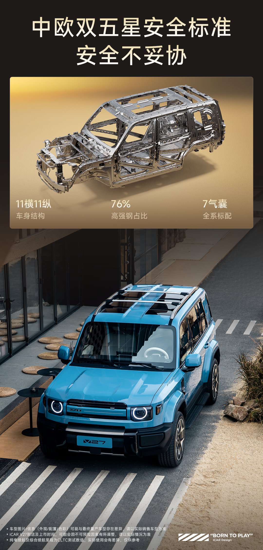 奇瑞 iCAR V27“方盒子 SUV”盲订开启:本季度上市,家族首款增程车型 图片