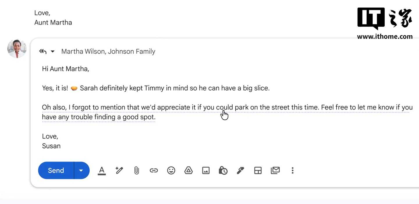谷歌将 Gemini AI 助理引入 Gmail,可提供对话摘要、问答等功能