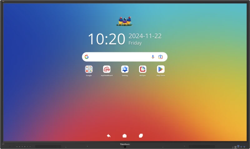 优派升级 4K ViewBoard 显示器:最高 98 英寸、64 点触控,运行安卓 16