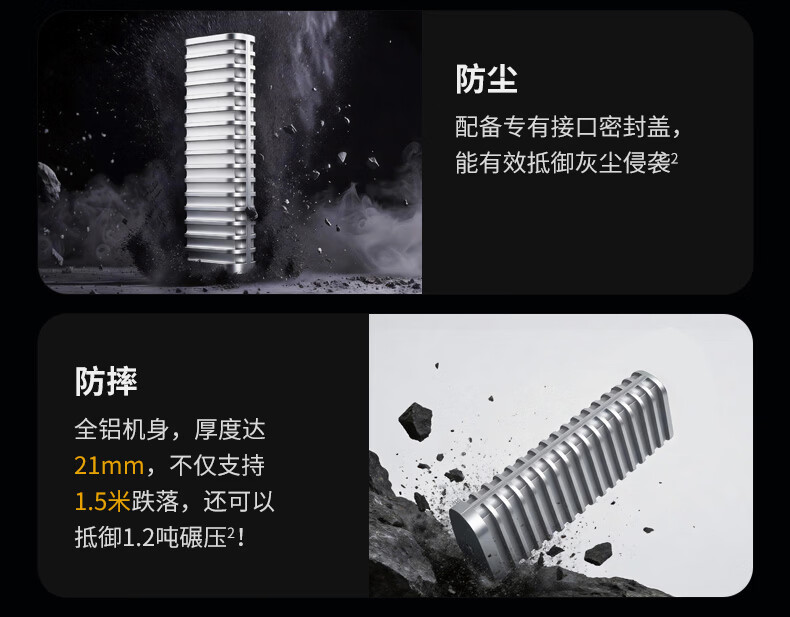 铁威马首款三防硬盘盒 D1 SSD 上架预售:IP67、10Gbps,199 元