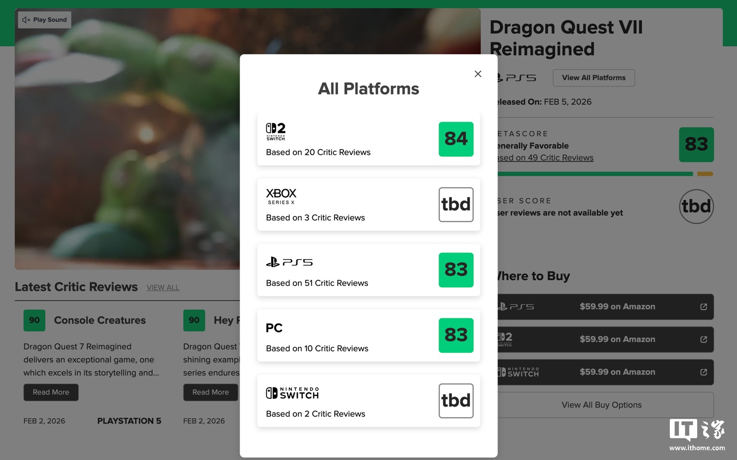 SE 经典游戏重制作《勇者斗恶龙 7 Reimagined》获 IGN 7 分:成功优化原作拖沓节奏,但难度被大幅削弱